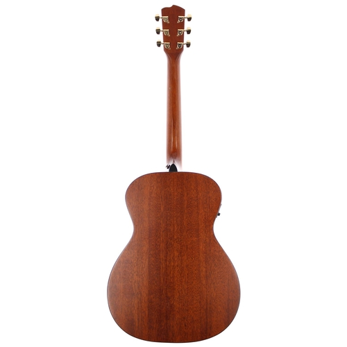 306 - Breedlove Passport Series OM-MME electro-acoustic guitar, made in Korea; Body: mahogany, one small d... 