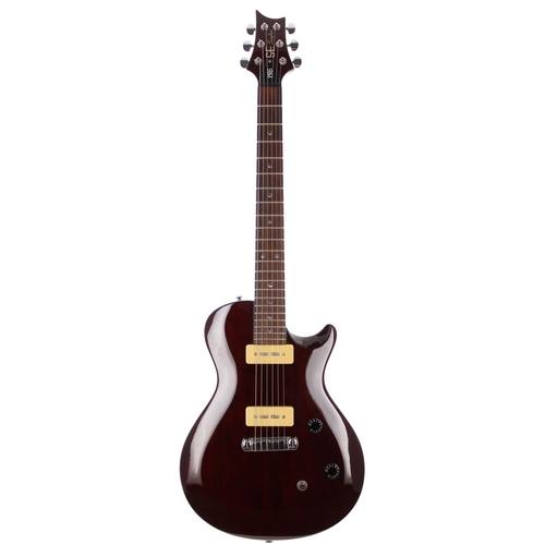 307 - 2004 Paul Reed Smith (PRS) SE Soapbar electric guitar, made in Korea; Body: walnut finish, a few lig... 