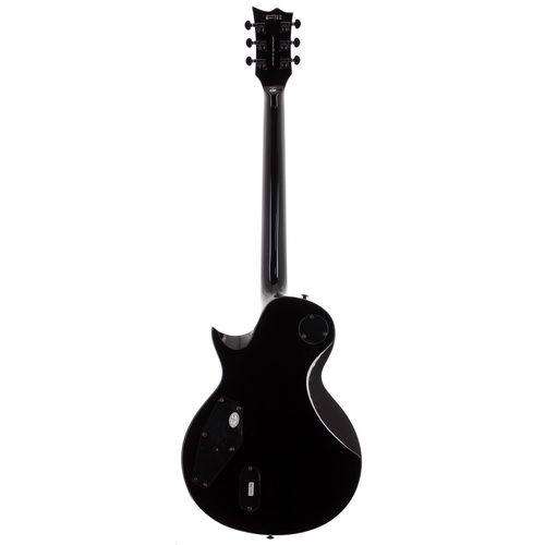 309 - 2018 LTD by ESP EC-400 electric guitar, made in Indonesia; Body: black pearl fade finish; Neck: good... 