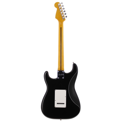 315 - Good S Type Gilmour style Black Strat Partscaster electric guitar; Body: black finished 2012 Fender ... 