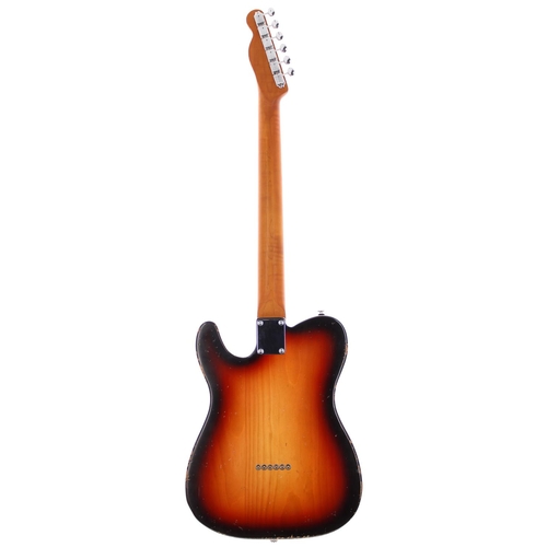 317 - Good Partscaster T Type electric guitar; Body: MJT sunburst relic T Type body; Neck: Guitar Anatomy ... 