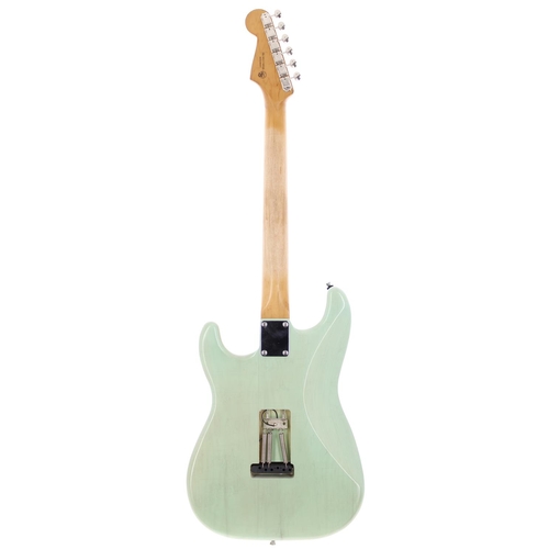 318 - Good S Type Partscaster electric guitar; Body: MJT surf green light relic S Type body; Neck: 2021 Fe... 