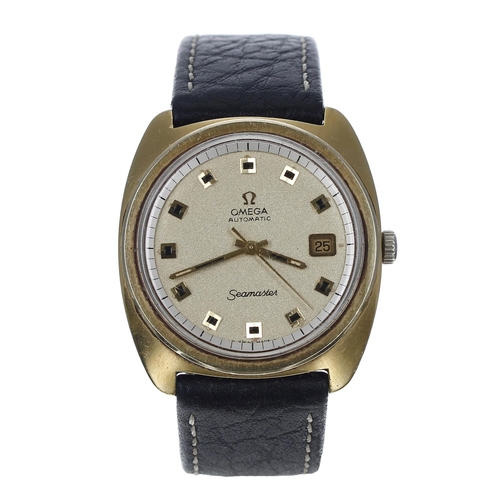 14 - Omega Seamaster automatic gold plated and stainless steel gentleman's wristwatch, reference no. 166.... 