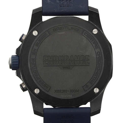 47 - Breitling Endurance Pro Chronometer Chronograph Breitlight gentleman's wristwatch, reference no. X82... 