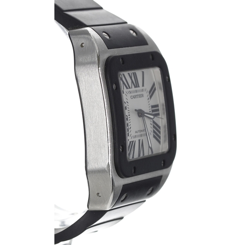 65 - Cartier Santos 100 XL automatic stainless steel gentleman's wristwatch, reference no. 2656, serial n... 