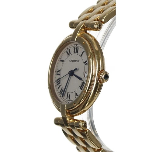 58 - Cartier Panthére Vendóme Quartz 18ct lady's wristwatch, case no. 839640861, 104.3gm, 30mm (34)... 