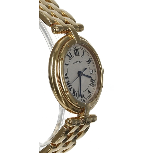 58 - Cartier Panthére Vendóme Quartz 18ct lady's wristwatch, case no. 839640861, 104.3gm, 30mm (34)... 