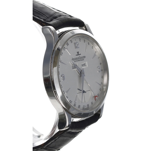 84 - Jaeger Le-Coultre Master Control Calendar automatic stainless steel gentleman's wristwatch, referenc... 