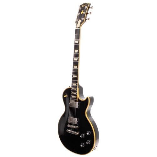 133 - 2006 Gibson Les Paul Classic Custom electric guitar, made in USA; Body: black finish, light checking... 