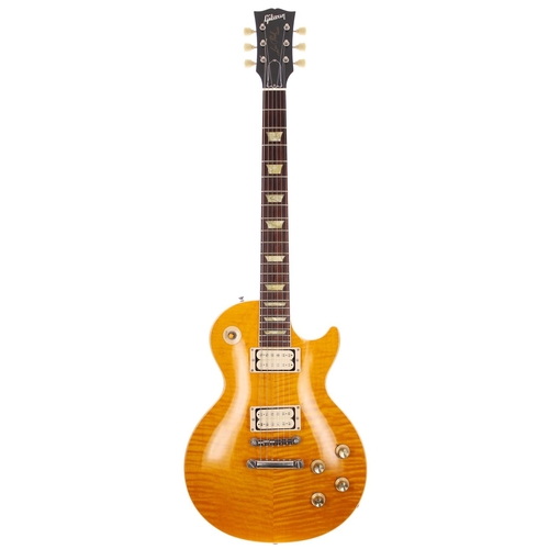 134 - 2000 Gibson Les Paul Classic electric guitar, made in USA; Body: amber figured maple top upon mahoga... 