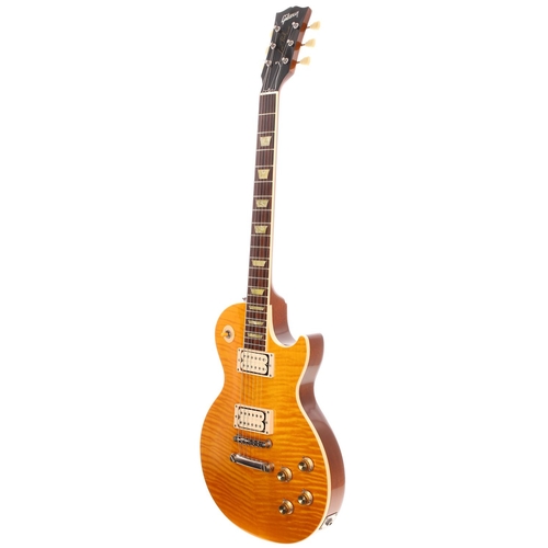 134 - 2000 Gibson Les Paul Classic electric guitar, made in USA; Body: amber figured maple top upon mahoga... 