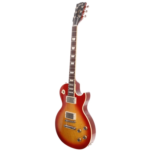 135 - 2017 Gibson Les Paul Classic T electric guitar, made in USA; Body: Heritage cherry sunburst finish u... 