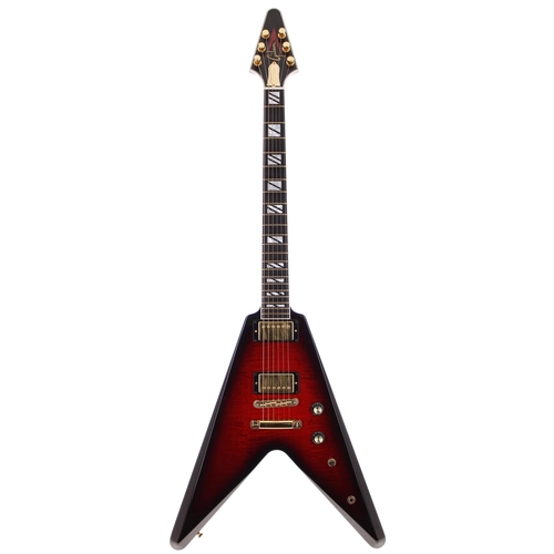 140 - 2008 Gibson 50th Anniversary 'Guitar of the Month' Flying V electric guitar, made in USA; Body: Brim... 