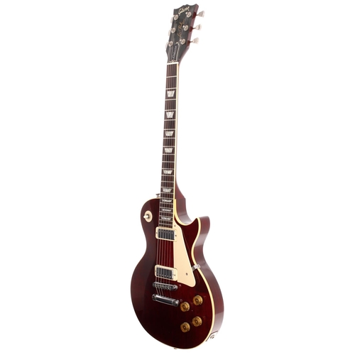 143 - 1981 Gibson Les Paul Deluxe electric guitar, made in USA; Body: wine red finish, light dings to top,... 