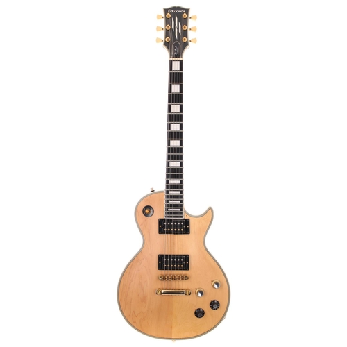 326 - 2016 Edwards ESP Les Paul Custom type type electric guitar; Body: stripped natural top (originally b... 