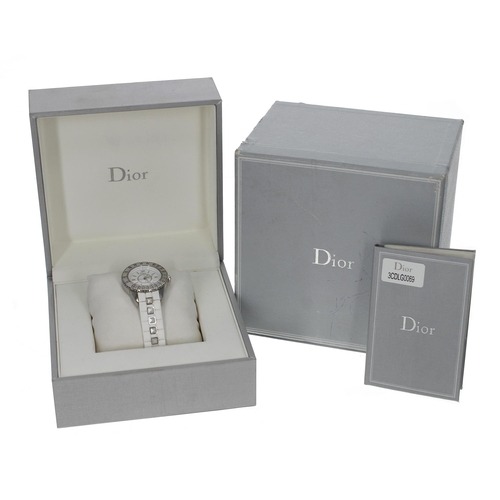 96 - Dior Christal stainless steel lady's wristwatch, reference no. CD113112, serial no. FB3xxx, circa 20... 