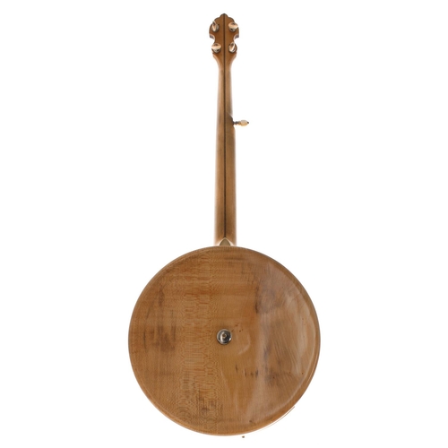 1589 - Good five string Paragon banjo, bearing the maker's plaque and retail plaque of Clifford Essex Co. G... 