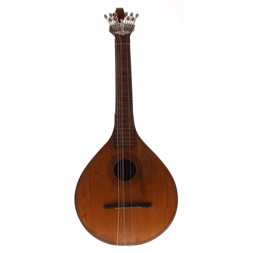 1593 - Old Portuguese guitarra by and labelled Manuel Pereira (restorations)