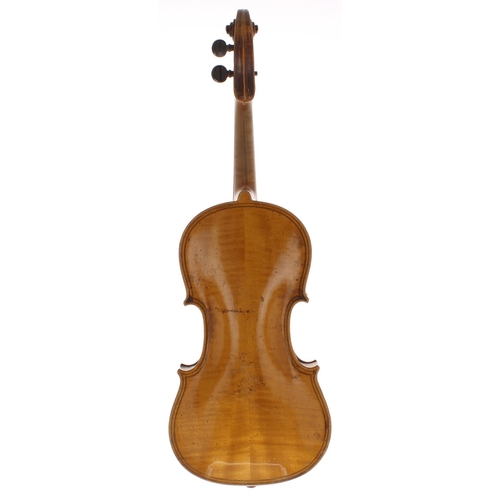 2009 - Late 19th century Maggini copy violin, 14 1/2