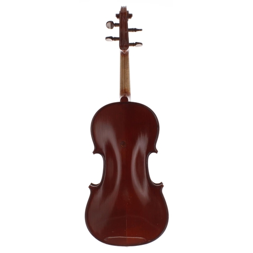 2014 - French three-quarter size violin labelled Carel, 13 5/16