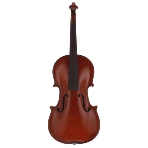 2023 - French Medio Fino three-quarter size violin, 13