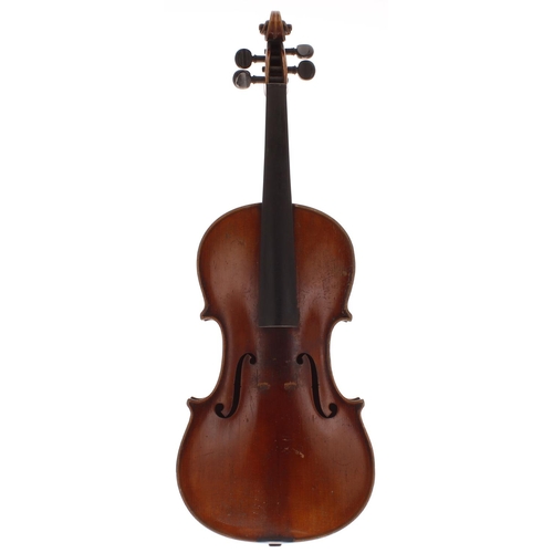 2026 - Early 20th century German violin, 14 1/8