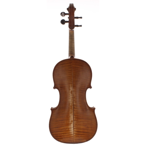 2034 - Early 20th century violin in need of some restoration, 14 1/16