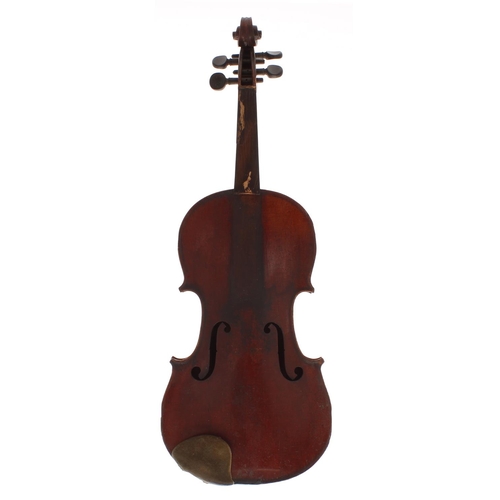 2039 - French violin, probably Medio Fino, 14