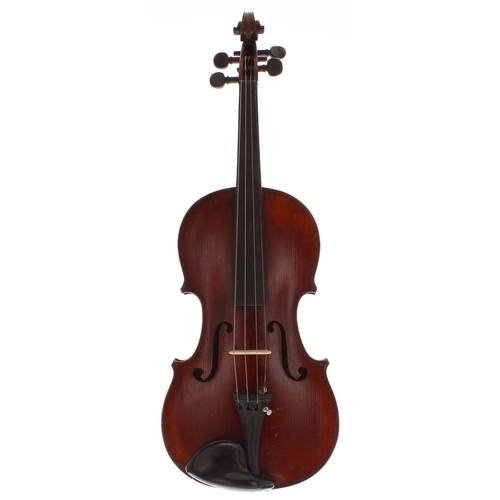 2039 - French violin, probably Medio Fino, 14