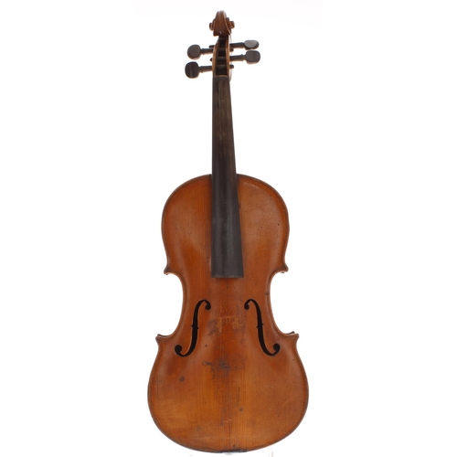 2045 - German violin circa 1910, 14 1/8