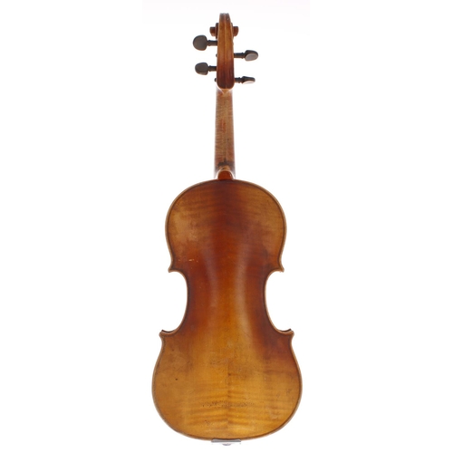 2047 - Early 20th century German violin, 14