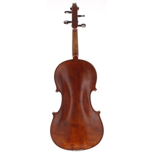 2052 - French Medio-Fino violin, 14 1/8