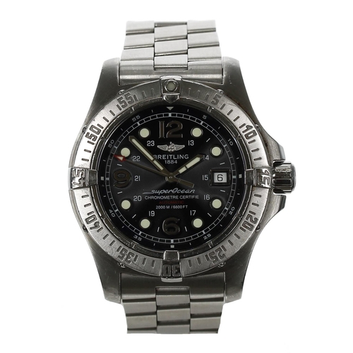 52 - Breitling SuperOcean Steelfish automatic stainless steel gentleman's wristwatch, reference no. A1739... 