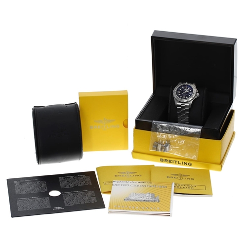 52 - Breitling SuperOcean Steelfish automatic stainless steel gentleman's wristwatch, reference no. A1739... 