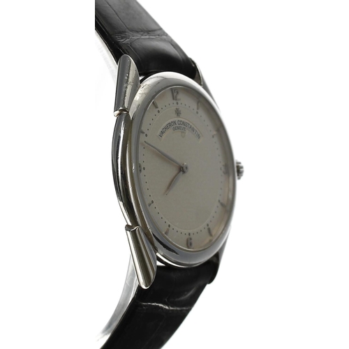 83 - Rare Vacheron Constantin, Geneve Historique  platinum gentleman's wristwatch, reference no. 31045, N... 