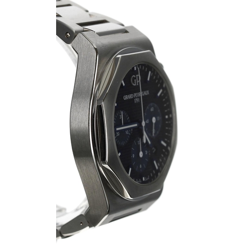 89 - Girard Perregaux Laureato Chronograph automatic stainless steel gentleman's wristwatch, reference no... 