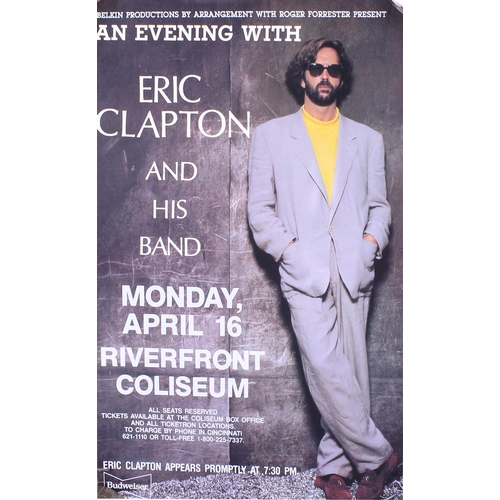 574 - Eric Clapton - collection of seventeen various Eric Clapton tour posters