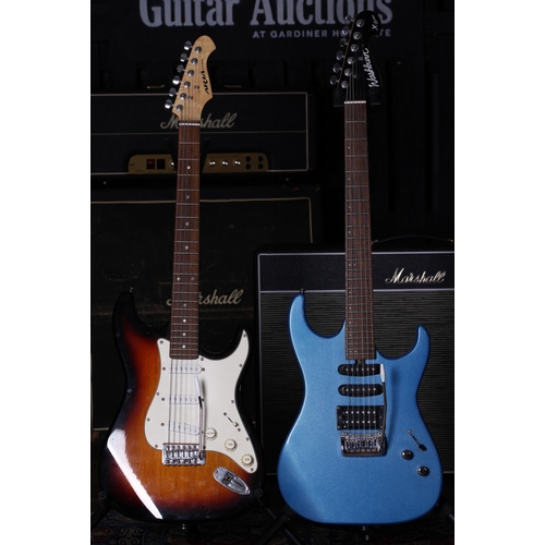 630 - Washburn Pro X Series electric guitar; together with an Aria STG Series S Type electric guitar, both... 