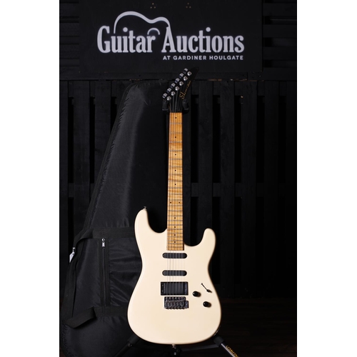 650 - 1980s Aria Pro II SL Series SL-ST-3 electric guitar, made in Korea; Body: ivory finish, minor dings ... 