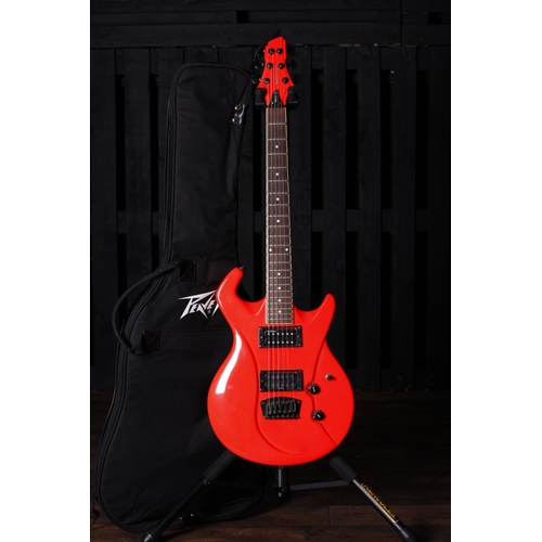656 - Switch Vibracell Wild II electric guitar; Body: neon orange finish, a few minor imperfections; Neck:... 
