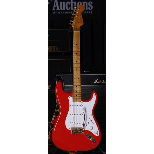 696 - 2020 Squier by Fender FSR Classic Vibe 50s Stratocaster electric guitar, made in Indonesia; Body: Fi... 