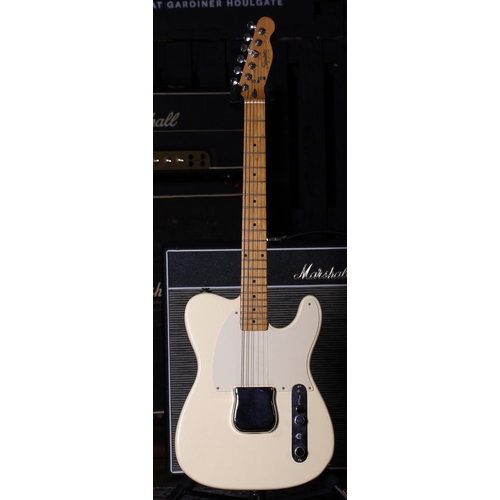 699 - Modified 1990s Squier by Fender 'Esquire' Telecaster electric guitar, made in Korea; Body: blonde fi... 