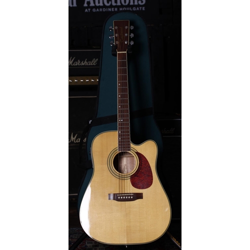 707 - Tanglewood MR-730FX electro-acoustic guitar, made in Korea; Back and sides: mahogany; Top: natural s... 