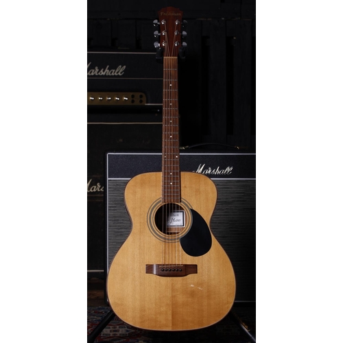 711 - Freshman Open Plains FOP10N acoustic guitar; Back and sides: mahogany; Top: natural spruce; Neck: go... 