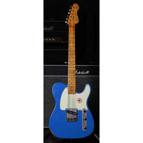 729 - 2016 JHS Vintage Reissue Series V52 electric guitar, made in Indonesia; Body: blue relic refinish; N... 