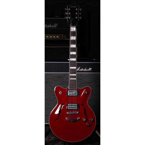 733 - 2018 Gretsch Streamliner G2655/FS semi-hollow body electric guitar, made in Indonesia; Body: red fin... 