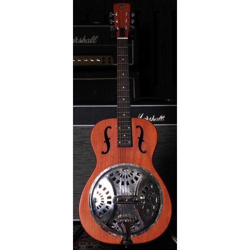 739 - 2010 Dobro Hound Dog single cone resonator guitar, with original shipping box