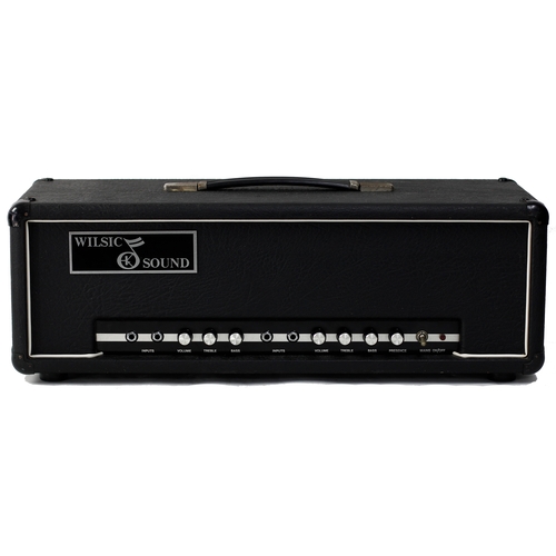 861 - 1970s Wilsic Sound 50 watt guitar amplifier head, made in England*Please note: Gardiner Houlgate do ... 