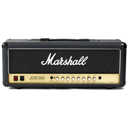 864 - 1990 Marshall JCM 900 100 watt High Gain Master Volume Mark III model 2100 guitar amplifier head, ma... 