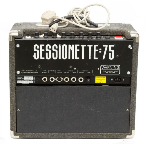 869 - Session Sessionette 75 guitar amplifier, made in England, ser. no. 123F427*Please note: Gardiner Hou... 